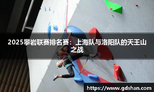 2025攀岩联赛排名赛：上海队与洛阳队的天王山之战