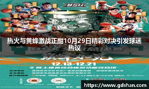 热火与黄蜂激战正酣10月29日精彩对决引发球迷热议
